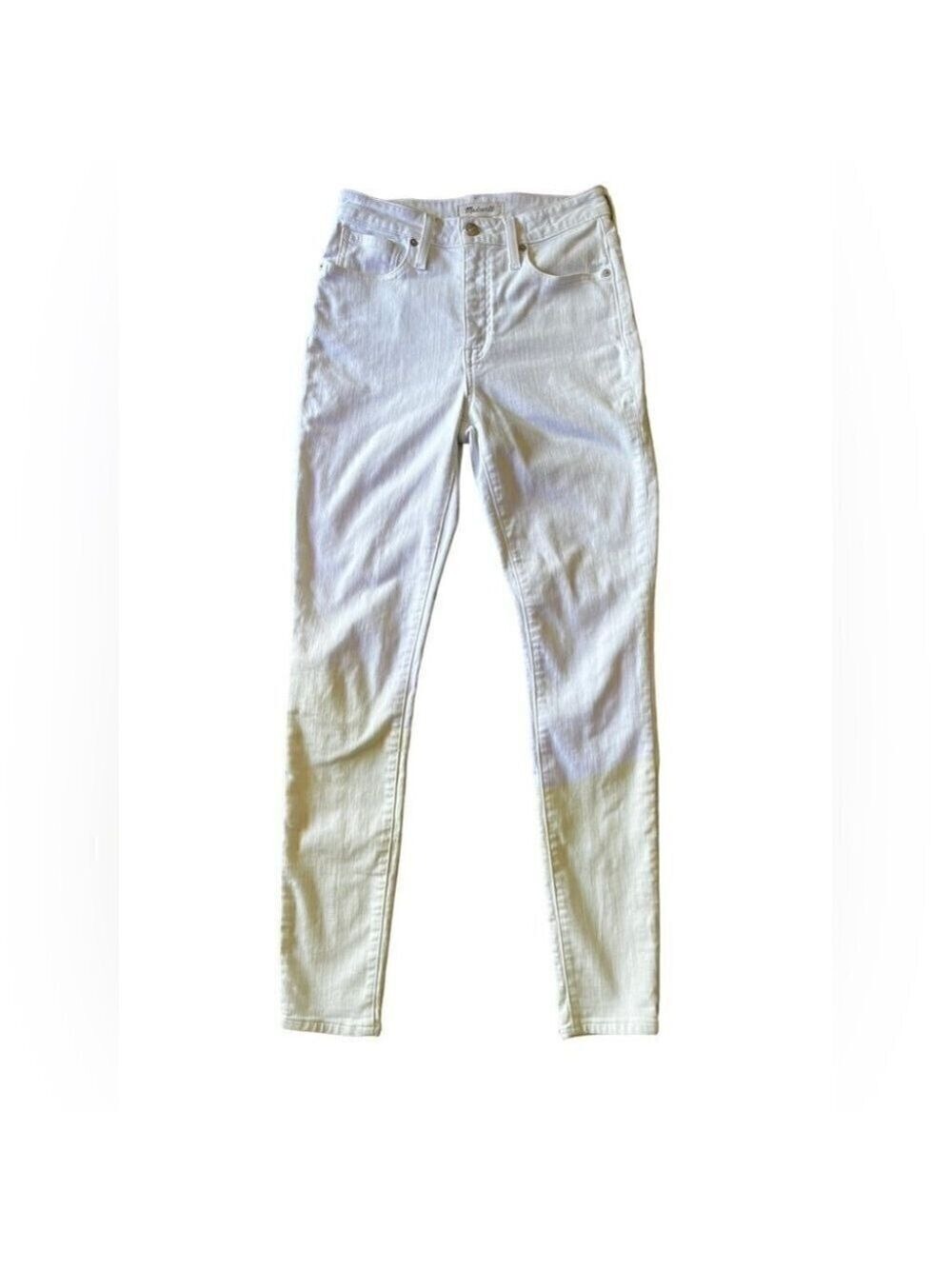 Madewell Curvy High Rise Skinny Jeans in Pure White - Picture 6 of 16